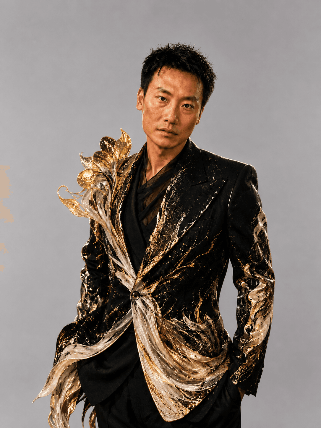 Gary Chong Chern Wei 中性灰摄影棚肖像